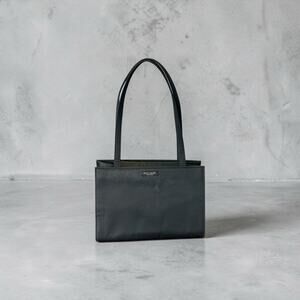 Vintage 90s Kate Spade Sam Black Nylon Tote Bag - Original 1993 Edition Classic